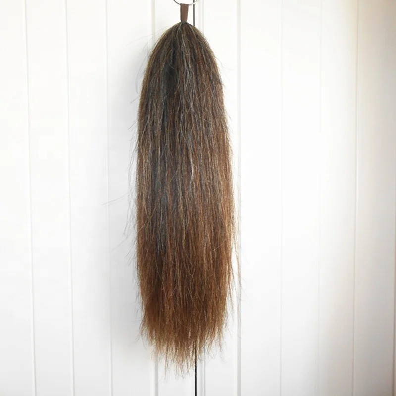 Most popular natural horse hairs , horse manes and tails for making tail extensions , tassels and violin bows