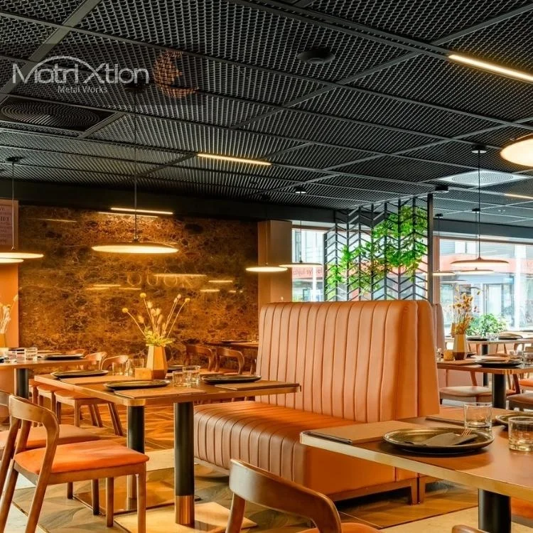Contemporary Office Matrixtion Expanded Suspended Ceilings Stylish and Practical Expanded Suspended Ceilings