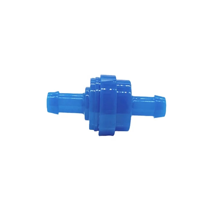 1/8 Low Pressure Pneumatic Spring Poppet Mini Air One Way Medical Plastic Check Valve