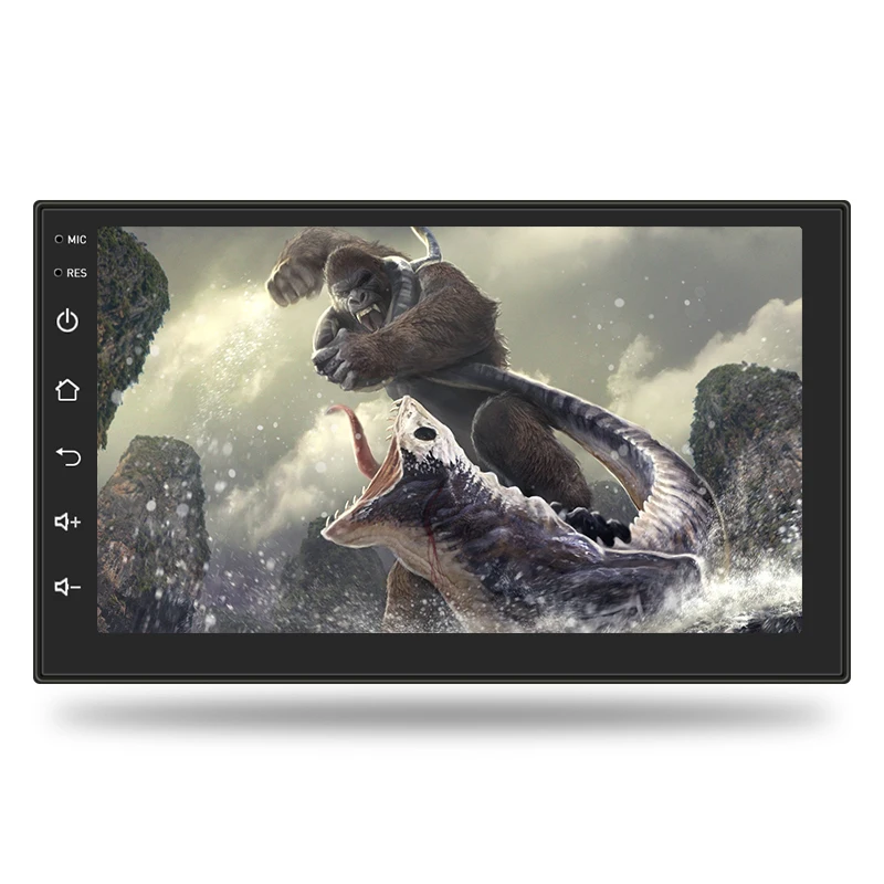 Universal car android player with 7inch 2din car radio for Multimedia Navigation DVD Audio