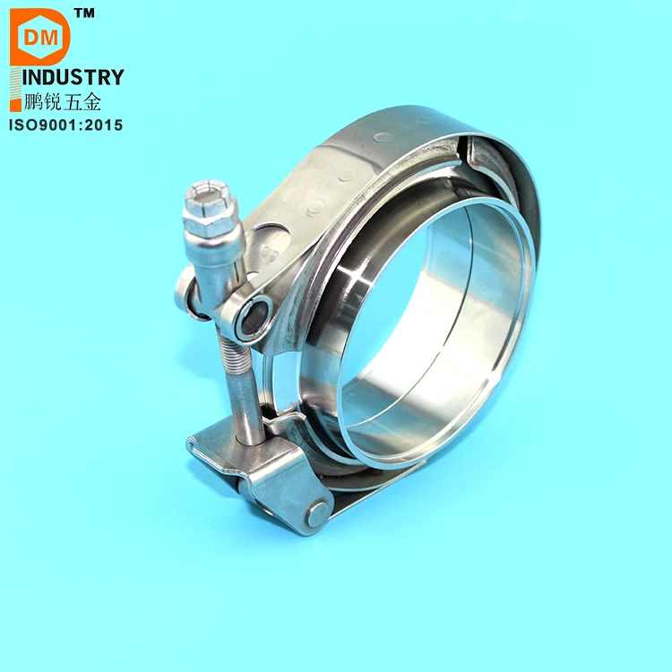 Вытяжной V-образный зажим из нержавеющей стали плоский фланец мягкой зажимы для труб и