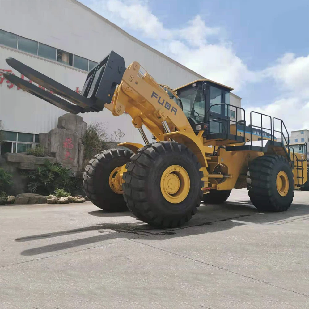 FUDA 42 Ton Front Loader - 42t Wheel Loader Forklift With Cummins Engine and Parker Hydraulic System