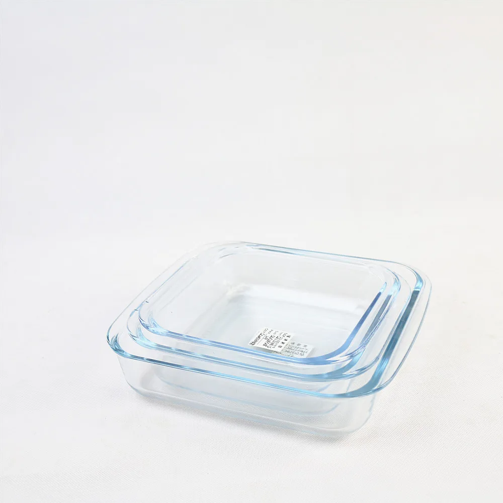 new style Rectangular microwave safe glass borosilicate oval dish oval roaster