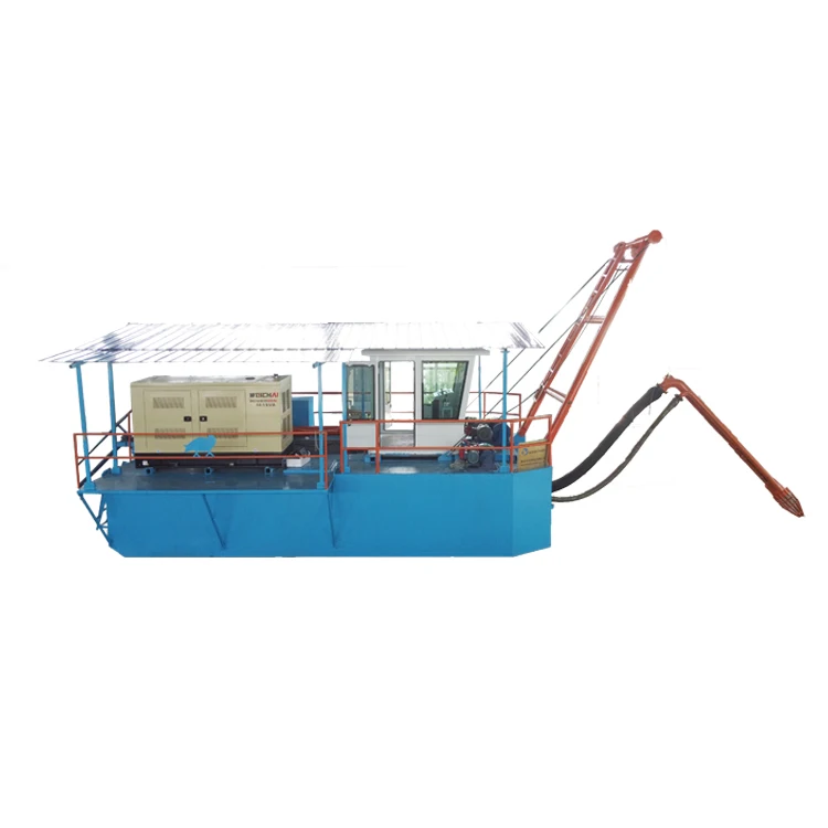ocean cleaning boat small sand carrier sea sucker mini barge
