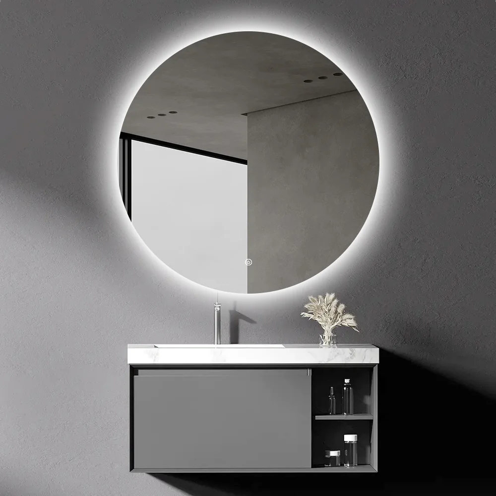 Modern Luxury round LED Lighted Mirror Trending Large Wall Decorative Mirror for Home Online Technical Support Available