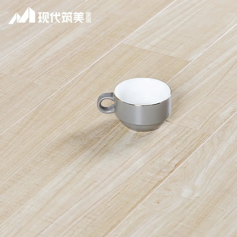 Laminated flooring white oak high gloss german technique water proof class 32 ac4 hdf  laminate floors in china