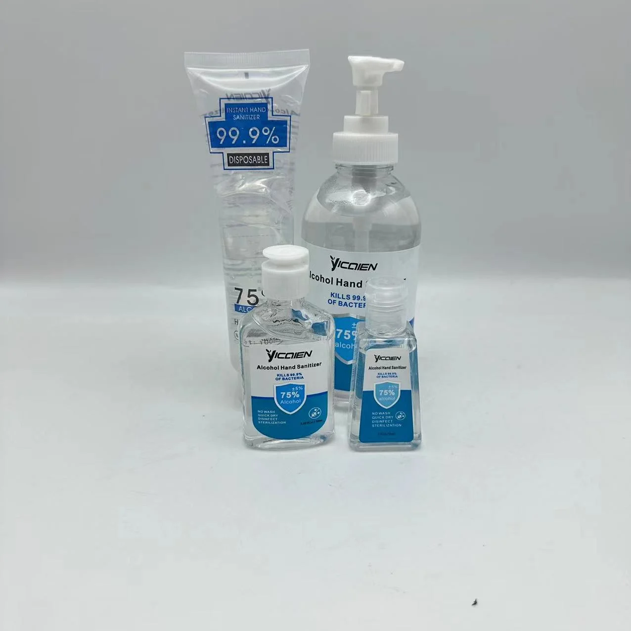 OEM/ODM own brand 250ml silver ion antibacterial hand sanitizer leave-in gel hand wash gel