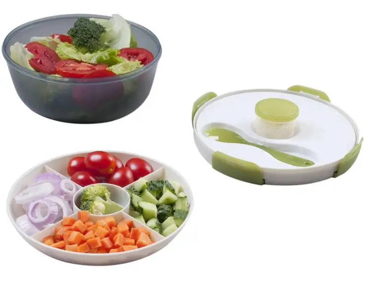 Wholesale Meal Prep Containers Box Disposable Salad Bento Box Reusable Plastic Containers