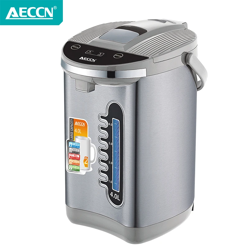 AECCN OEM Kitchen 5L 680W LCD Display Re-boil Childlock Timer Setting Dry Boiling Protection home appliances hot water dispenser