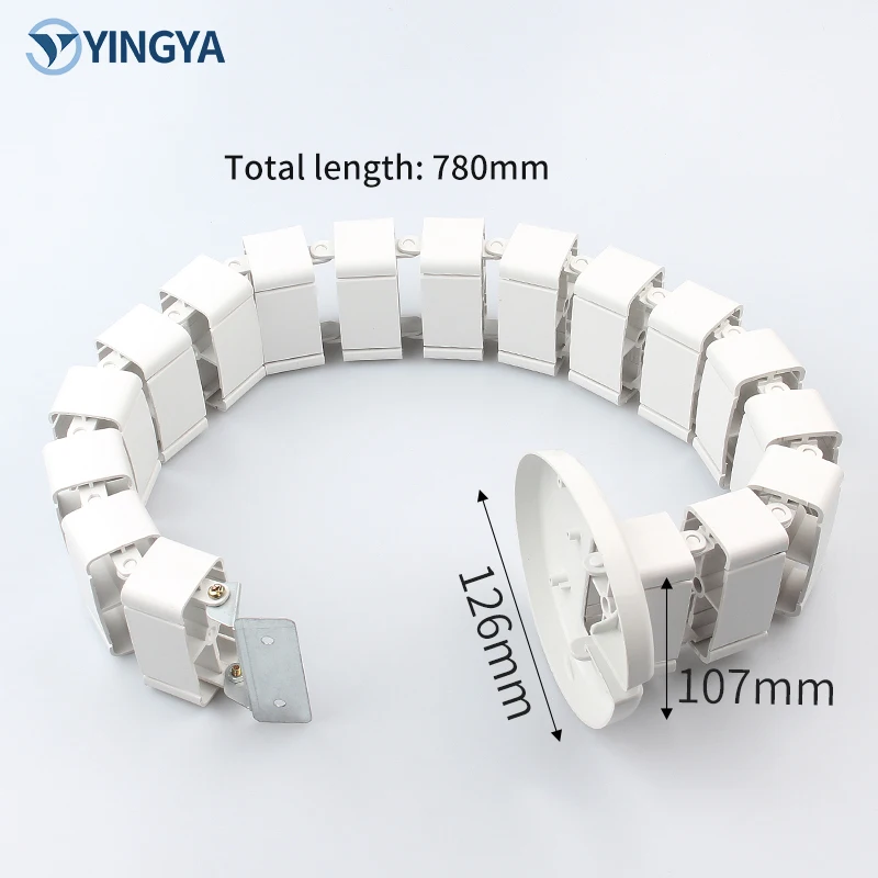 Magnetic Quad Entry Spine Kit Cable Management for Height Adjustable Standing Desk Wire Organizer for Kitchen and Laundry Cord