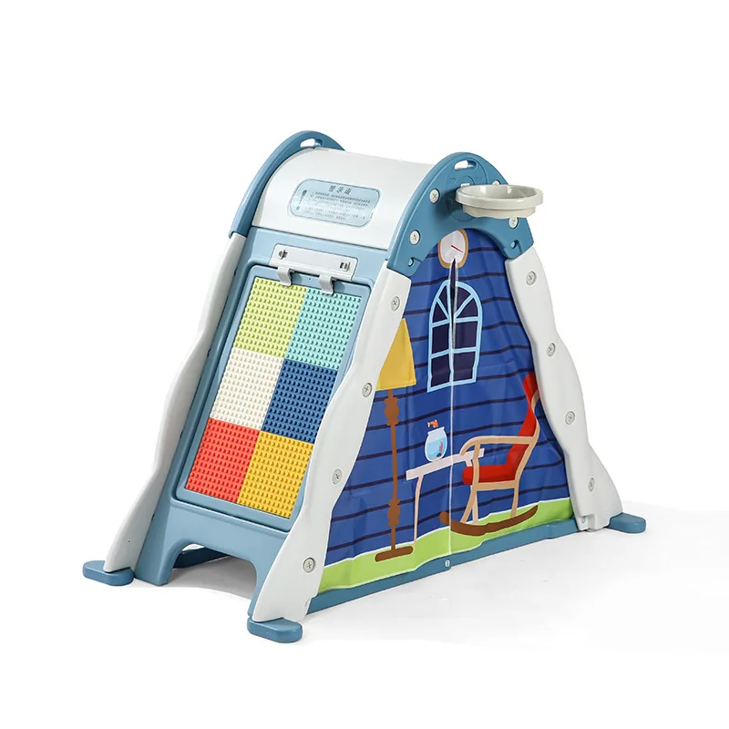 Folding Plastic Children Play House Tent Kids Tent Soft Toy Customize OEM kids indoor Climbing Frames play tent