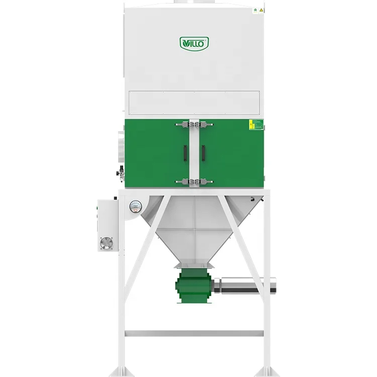 4000W Automatic Unloading Industrial Dust Collector for Powder Feeding Mixing Woodworking