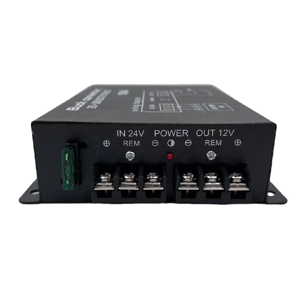 Hot Sale 100A DC to DC 24V 12V Converter 1200W DC Buck Car Power Efficiency Frequency Converter Supply Current Transformer Truck