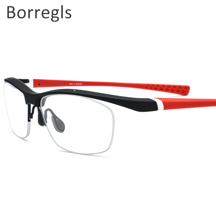 Borregls TR90 очки мужские баскетбольные Сверхлегкий велосипедный шлем со съемным смотровым Близорукость Оптические оправы для очков