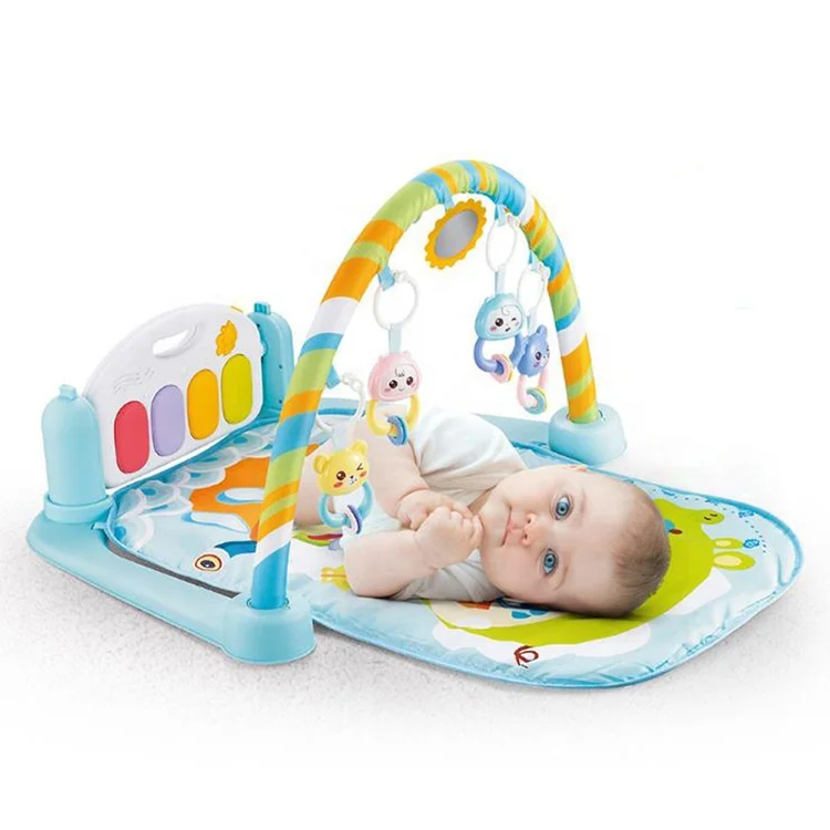 Wholesale kids crawl Educational Musical Intelligent Toy Kids Play Carpet Piano Keyboard Kids Infant Playmat Play Mat