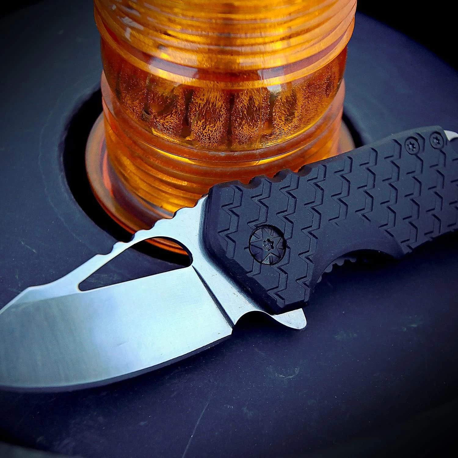 Mini Pocket Folding Knife with Belt