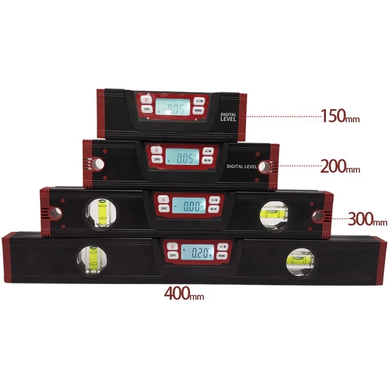 Electronic mini digital level ruler