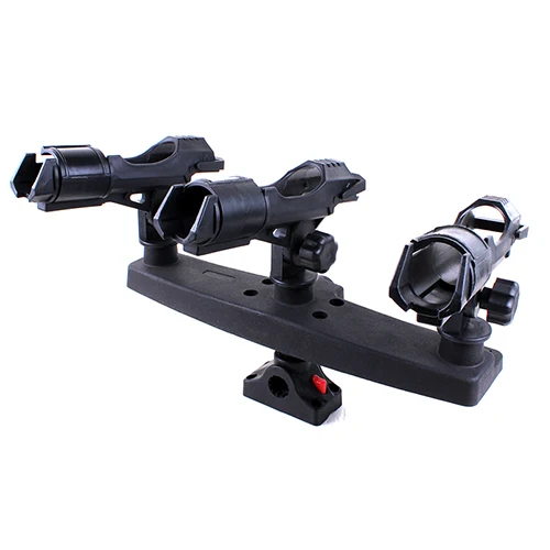 3 Triple Adjustable Multiple Inflatable Pontoon Boat Fishing Pole Boat Rod Holders For Fishing