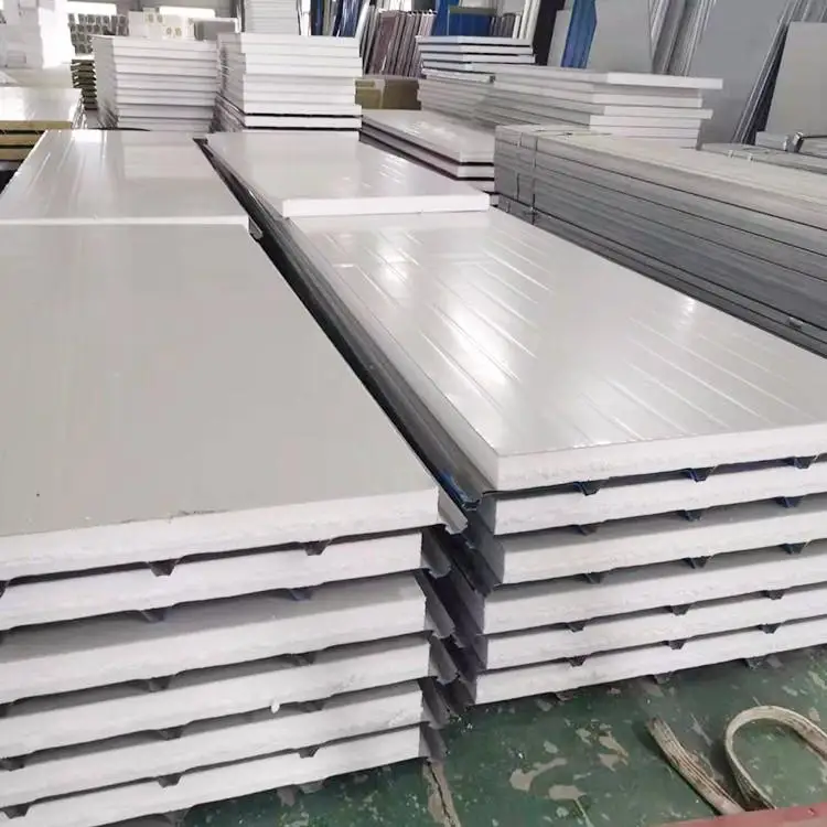Factory-direct sales colorful Polyurethane Sandwich Panel PU Panel Steel frame residence