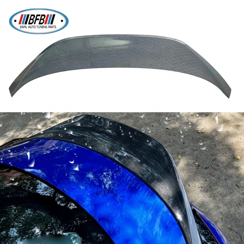 Сотовый спойлер из углеродного волокна TRD задний для Subaru BRZ Toyota GR86 2021