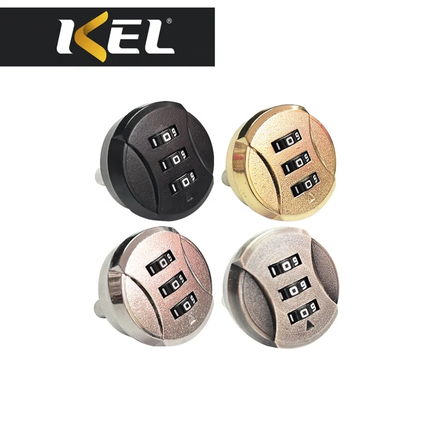 Zinc alloy security glass showcase sliding lock cabinet accessories combination cabinet lock