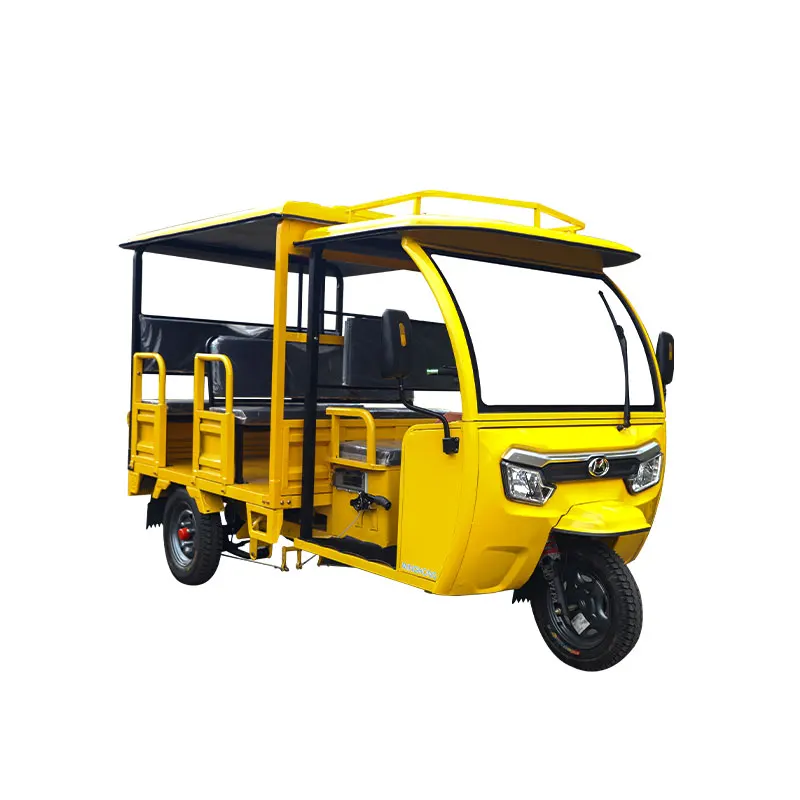 2022 Popular Model 60V Battery 3000W Women Rickshaw Minghong  Tricycles for Passenger China 3 Wheels with Big Space