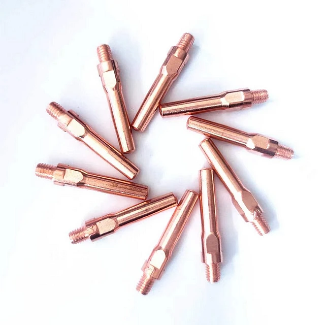 350 OTC inner wire connecting rod Mig welding accessories contact tip holder copper