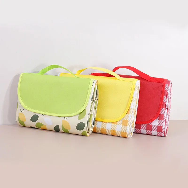 Waterproof Picnic Blanket Portable with Carry Strap for Beach Mat Family Outdoor Camping Party