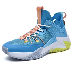 Cheap High Quality Outdoor Sport Comfortable Anti Slip Basketball Shoes For Men