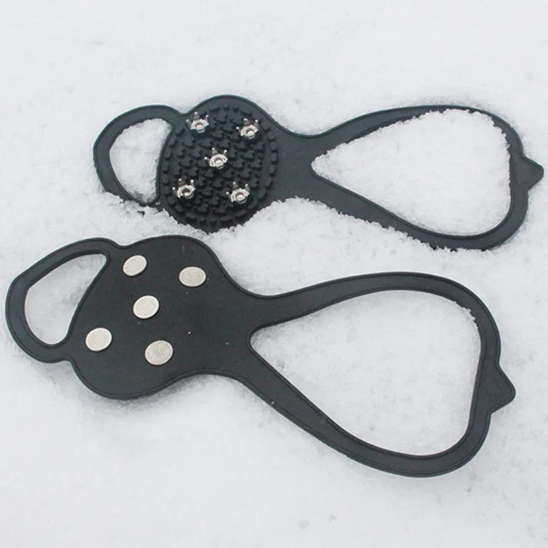 Non Slip Snow Shoe Spikes Winter Anti Slip Ice Grips Cleats Crampons Climbing Outdoor Shoe Crampons Snow Shoes Aluminum Outdoor