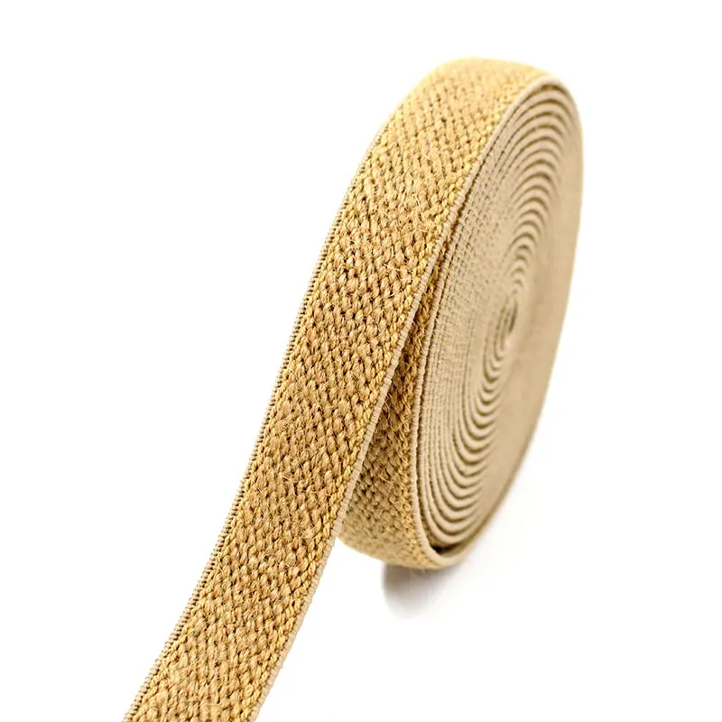 Customized cotton hemp rope cord ladies knitting sandal slipper shoes uppers or belt material