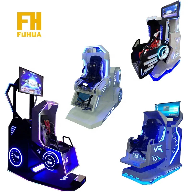 VR Gaming Machine  Amusement product 9d Cinema VR roller coaster simulator  VR 360 Degree simulator