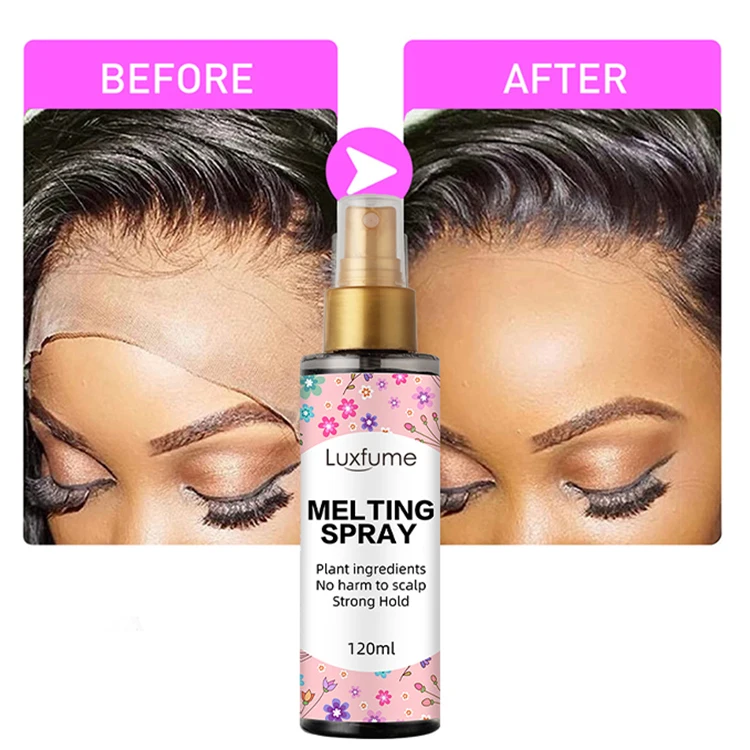 Wholesale Spritz Hair Glue Spray Lace Wig Adhesive Strong Hold Lace Wig Hair Glue Melting Spray