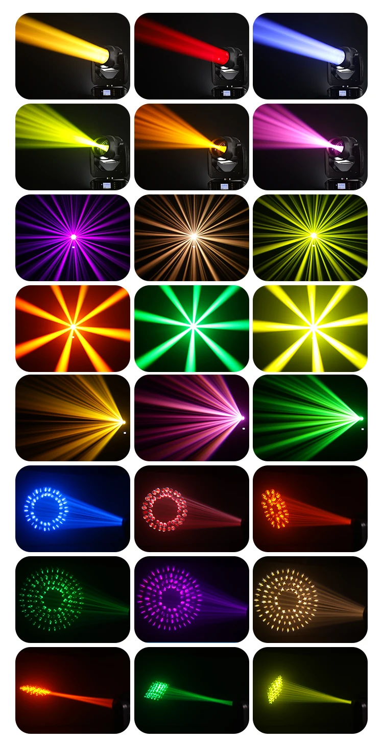 Rainbow Effect six prisms Super Beam 10R 260W 12R 280W Plus 14R 295W Moving Head Light For Wedding Concert Outdoor Stage Events