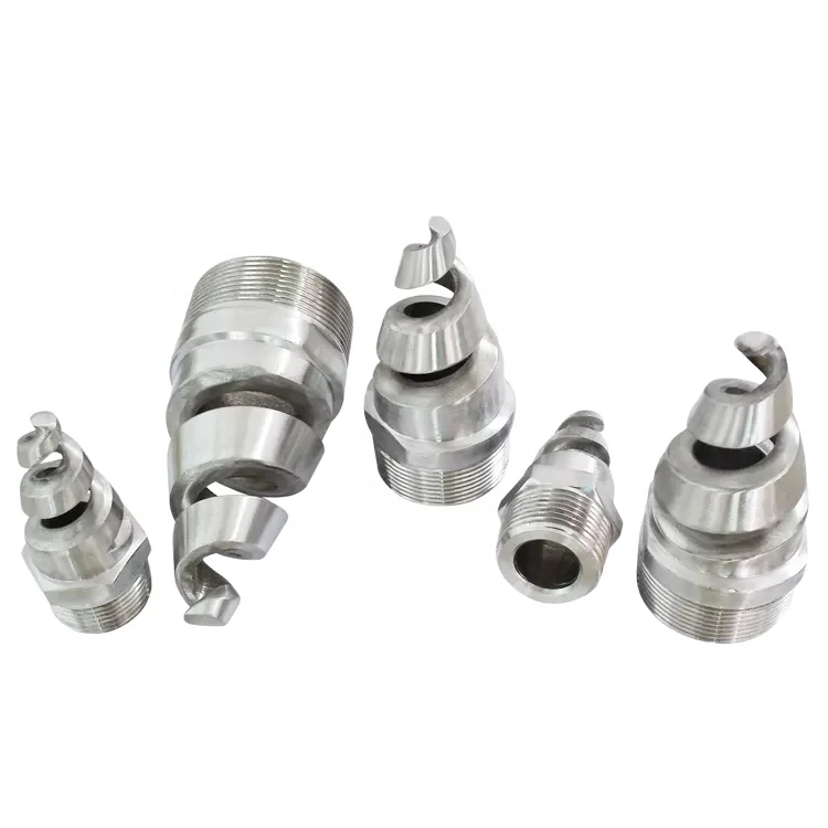 Stainless steel 1-1/2 inch SPJT cooling tower spiral full cone nozzle