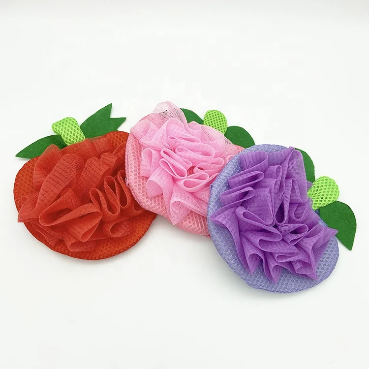 Cartoon Design Glove Massager Brush Back Scrub Kids Bath Scrubber