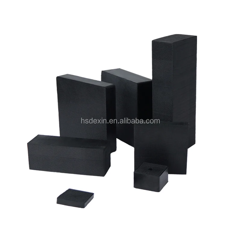 Customized High Quality Anti Vibration Epdm Rubber Shock Absorber Strut Rubber Damping Block