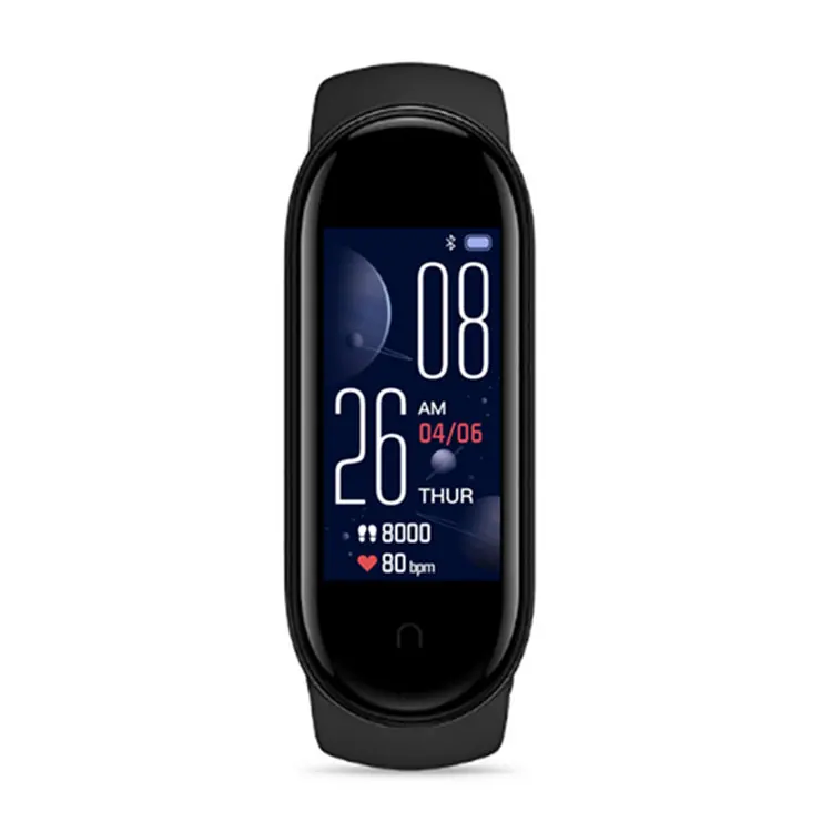 New M5 Smart Watch Bracelet Fitness Tracker Heart Rate Blood Pressure Monitor Color Screen Smart Band Waterproof