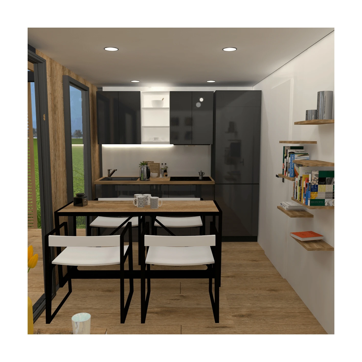 Factory directly wholesale foldable easy assemble container simple prefab house