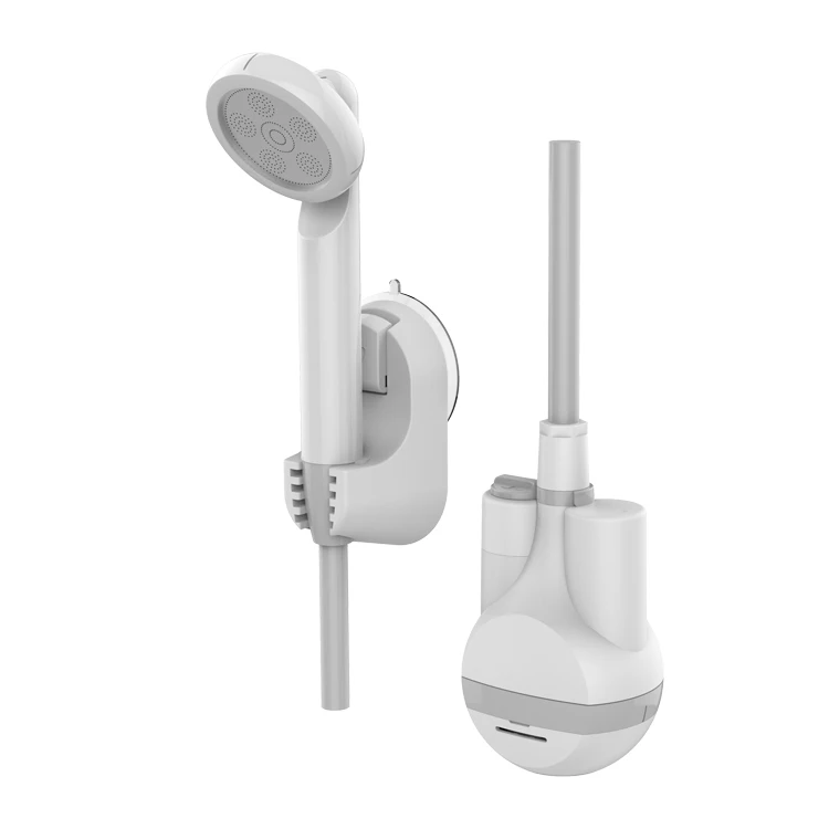 Outdoor Portable Shower Hiking Camping Shower Pump Rechargeable Handheld Electric Dog Cleaning Pet Shower Sprayer Attachment