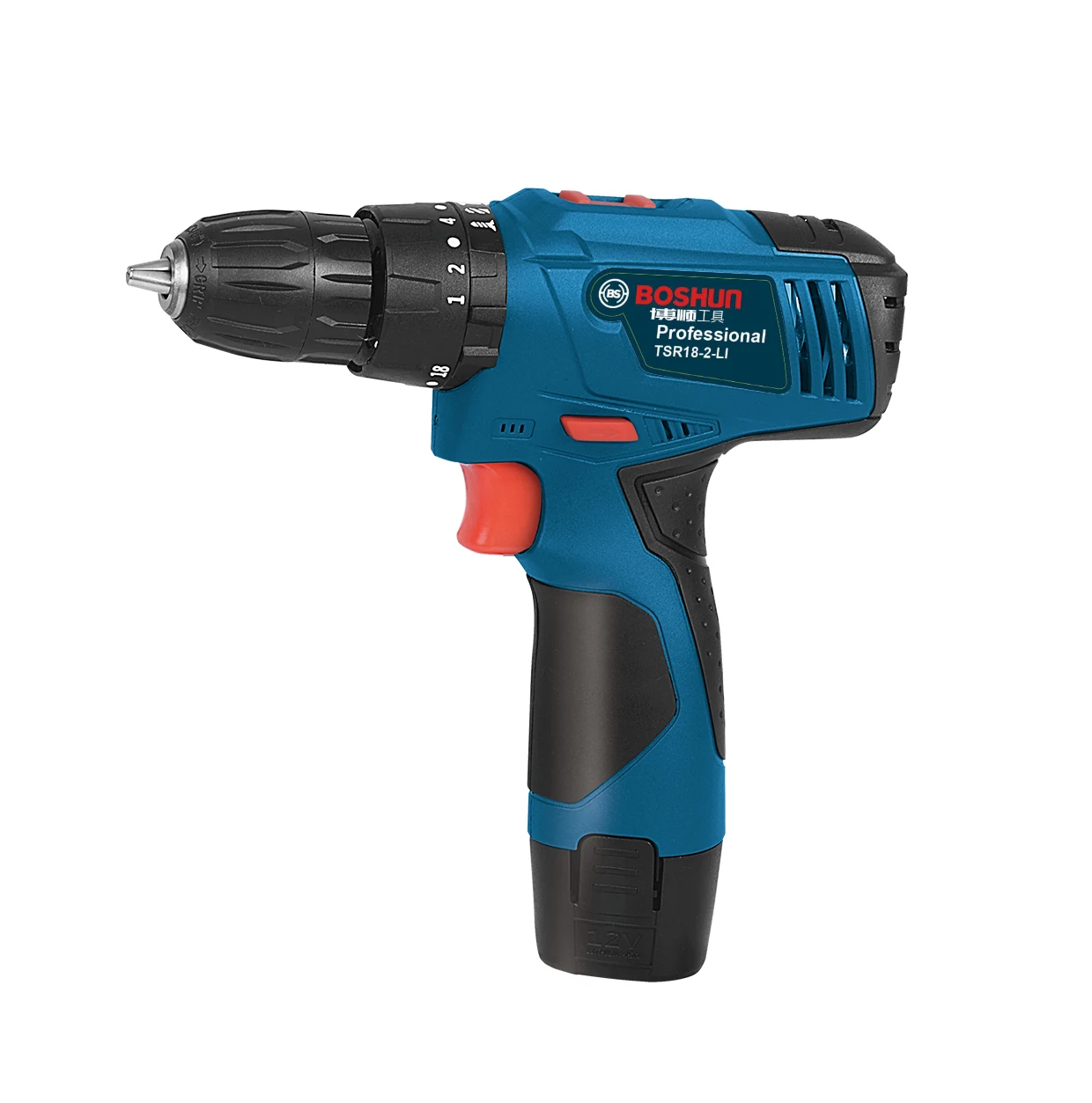 
BOSHUN cordless drill 12v li-ion battery Household and professional BS6012C 