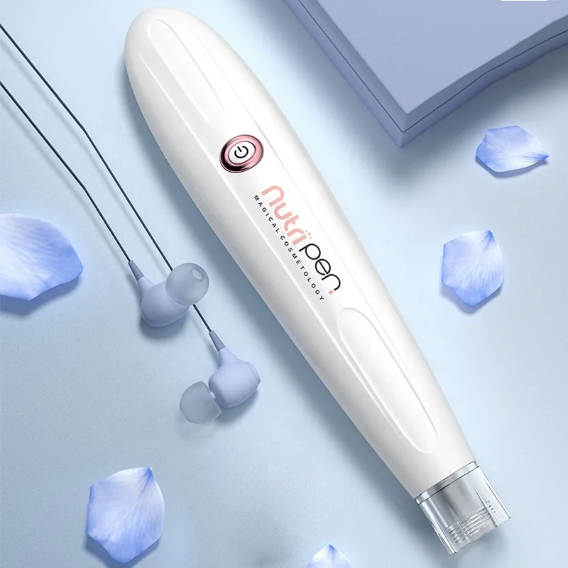 Portable Home Use Facial Hydra Beauty Pen Skin Care Electric Nano Hydro Winkles Removal Needle Free Hydration Nutri Pen