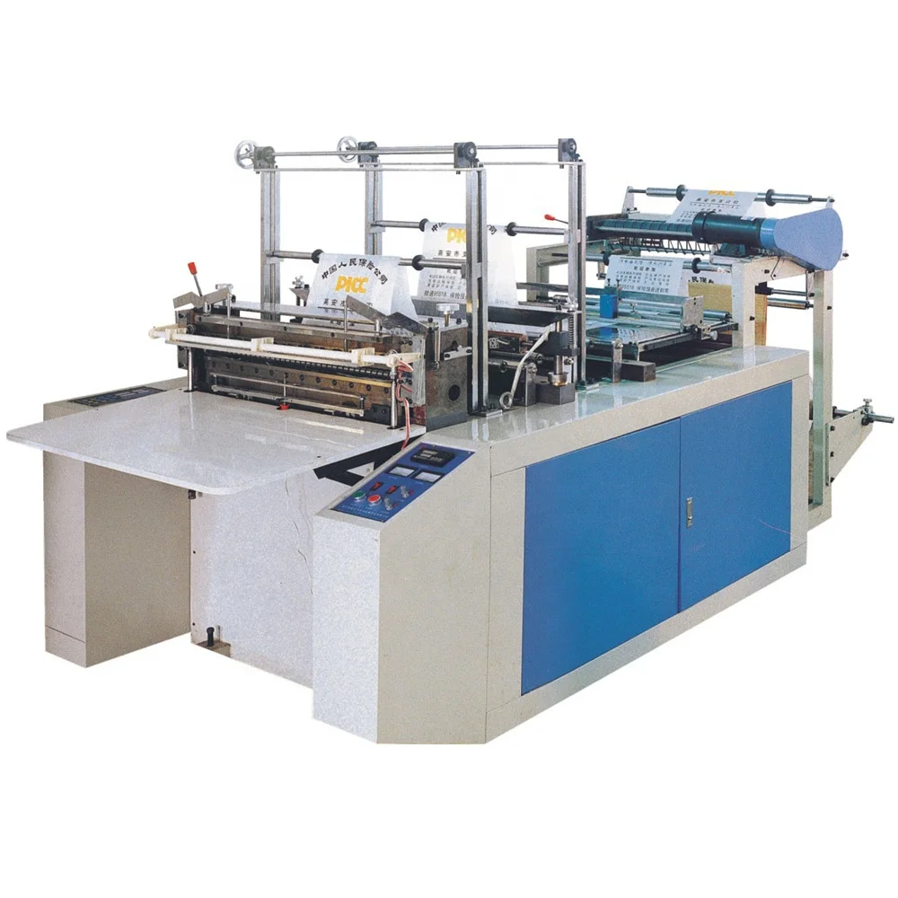 Automatic Disposable Clear LDPE Poly Laundry Dry Cleaning Garment Clothes Cover Plastic Bag Roll Making Machine