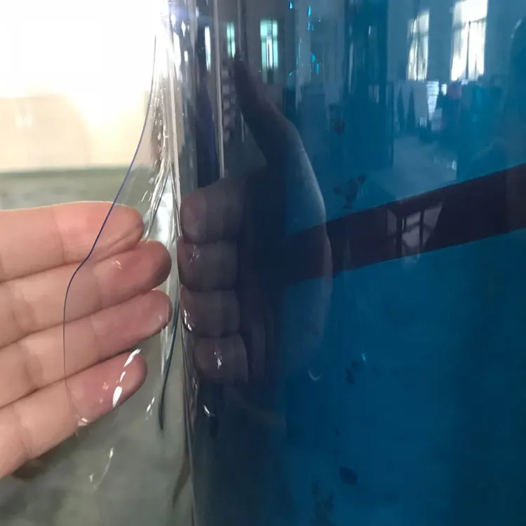 Super Clear Extruded PVC Sheets Flexible Transparent Soft Plastic Film Moisture-Proof for Household Products