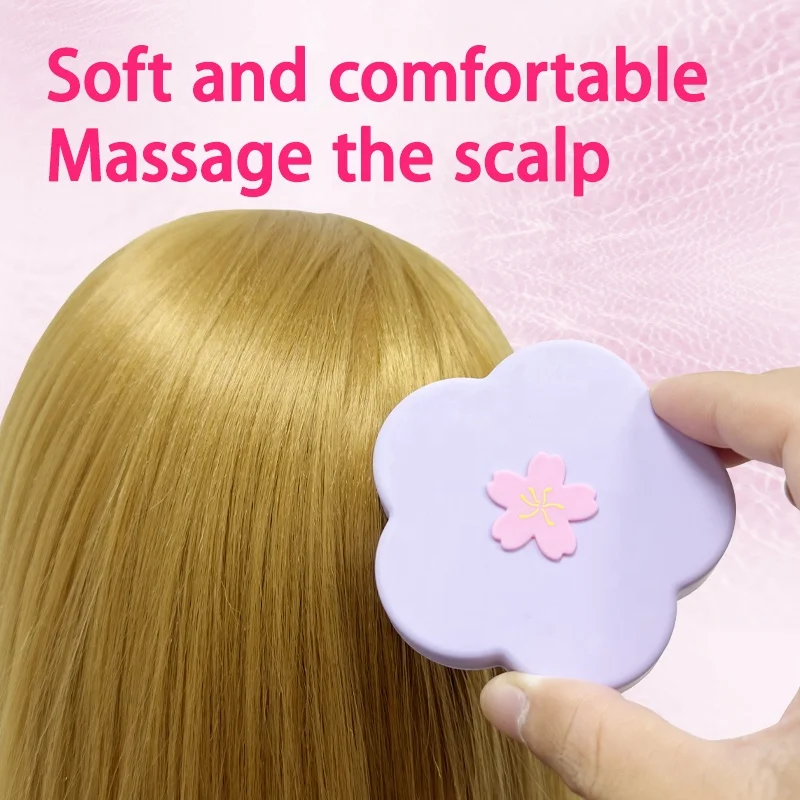 Оптовая продажа силиконовая щетка для волос