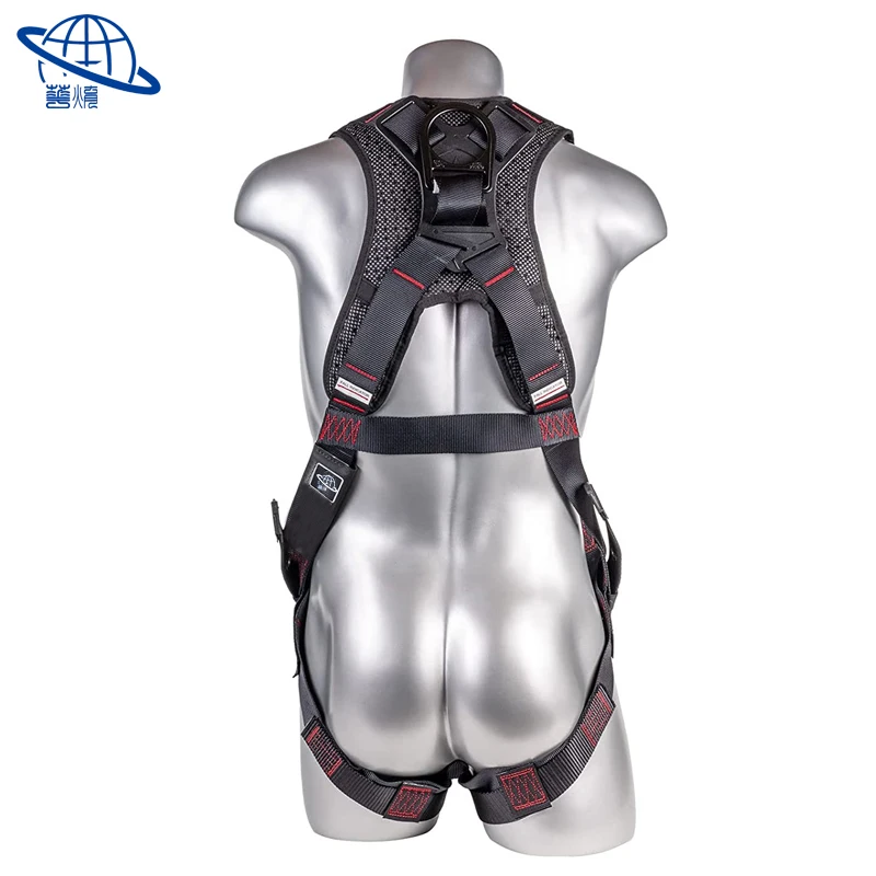 Adjustable Pole Climbing Construction Full Body Safety Belt Working