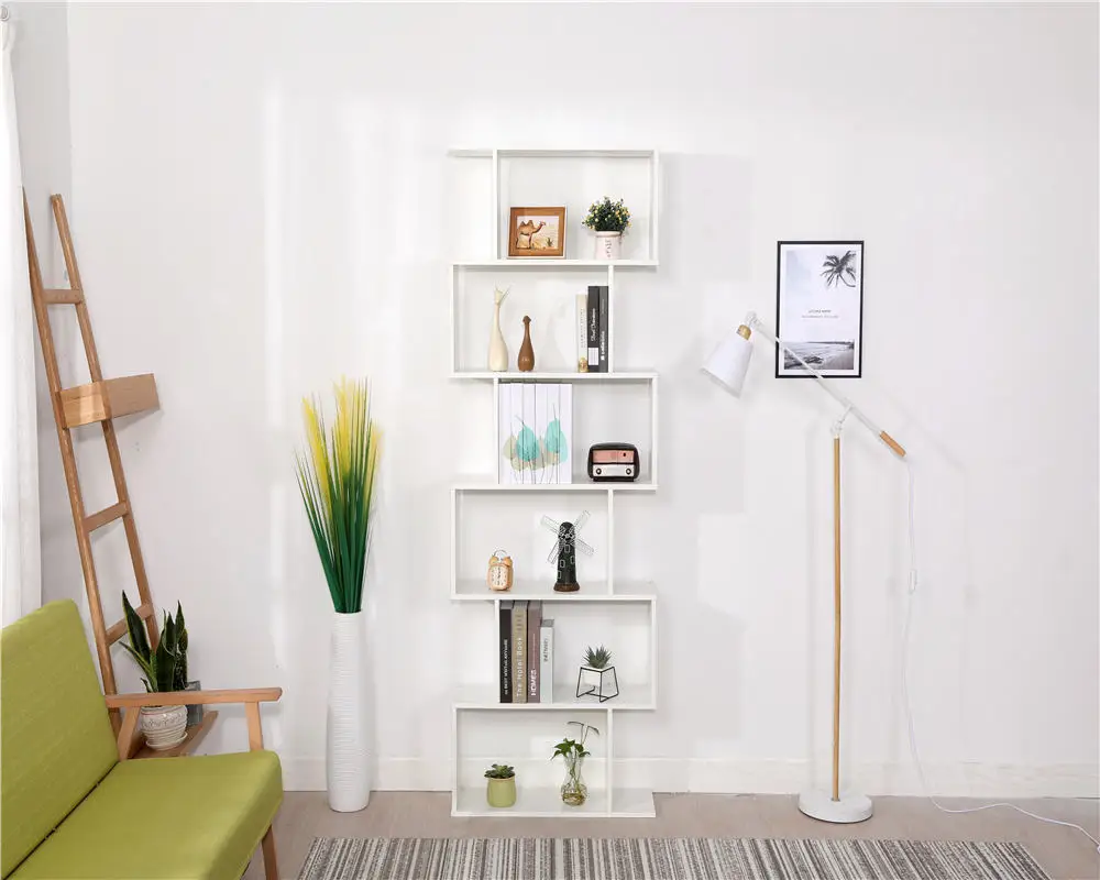 Wall Bookshelf Display Living Packing Room Furniture