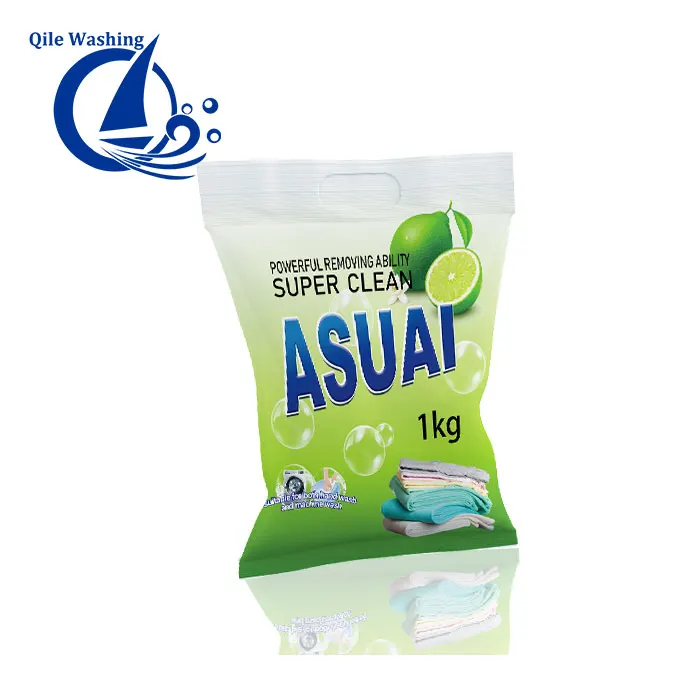 Africa OEM High Foam Washing Powder Good Quality Laundry Detergent Effect Washing Machine Powder Wholesale Detergent Powder Bag