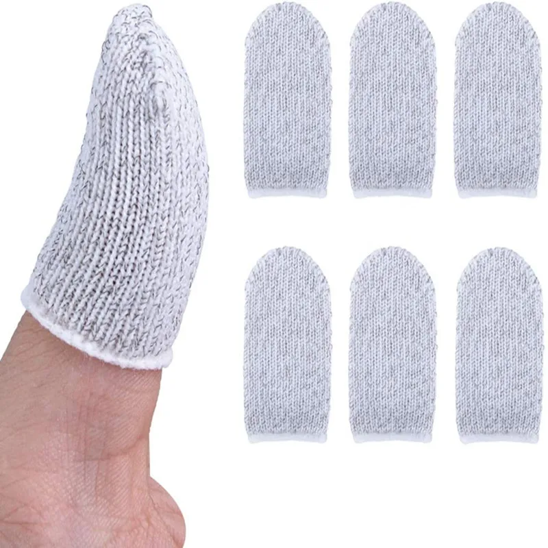 Finger Stall 1 Pair Mini Sweatproof Cots Game Controller Mobile Sensitive  Washable Smartphone Tool Accessories Solid U