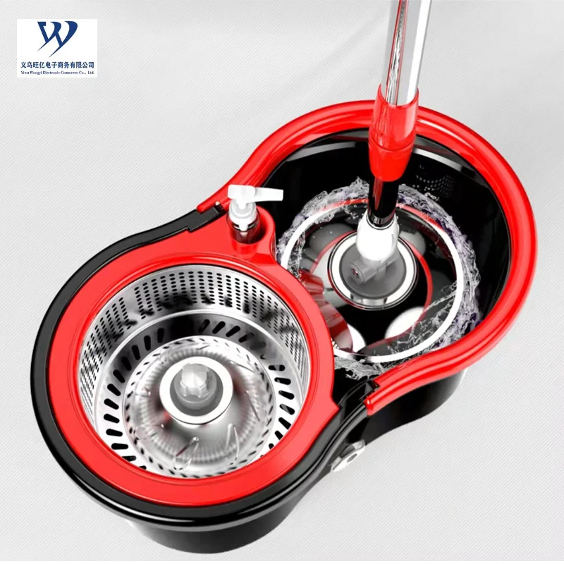 Лидер продаж, 360 Вращающаяся Волшебная швабра, набор для ванной комнаты, набор для швабры и ведра